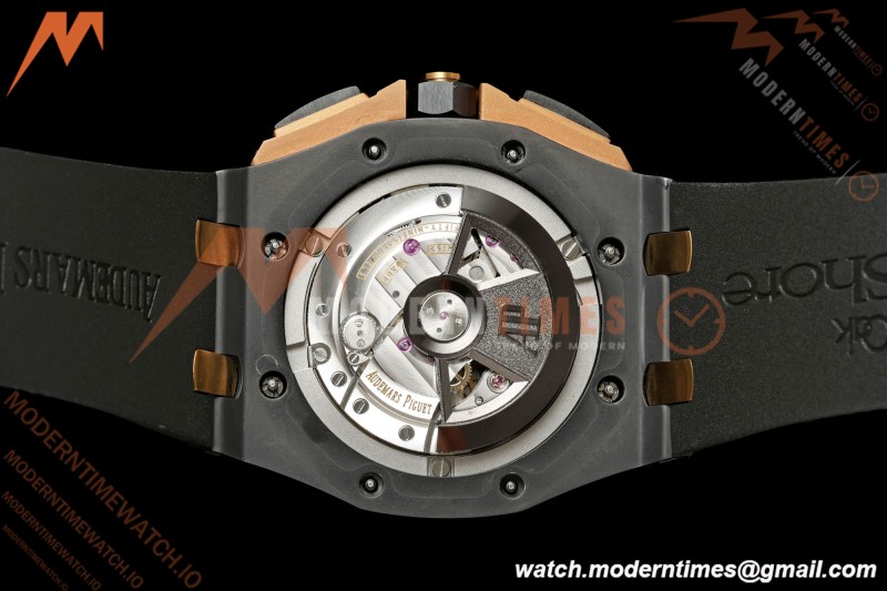 Audemars Piguet - AP ROO Chronograph 26405NR 44mm CER/RG/RU Ombre Brown/Wht JF A3126