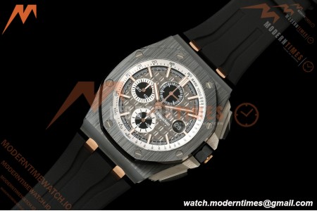 Audemars Piguet - AP ROO Chronograph 26415CE 44mm CER/CER/RU Gry/Blk JF A3126