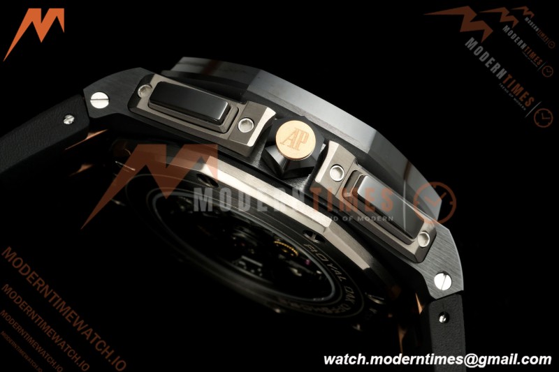 Audemars Piguet - AP ROO Chronograph 26415CE 44mm CER/CER/RU Gry/Blk JF A3126
