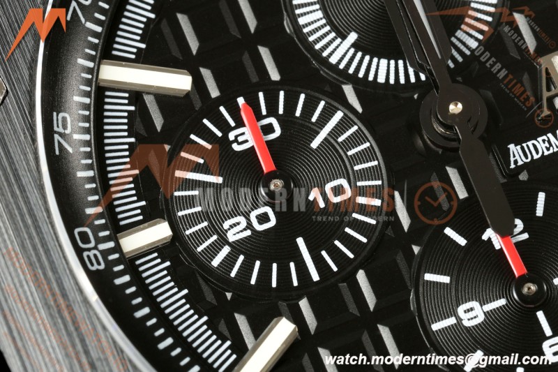 Audemars Piguet - AP ROO Chronograph 26400AU 44mm CER/CER/RU Black JF A3126