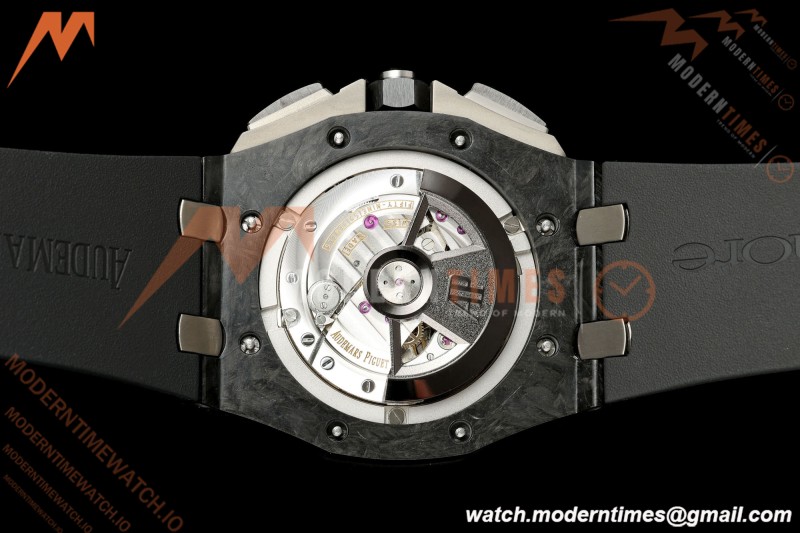 Audemars Piguet - AP ROO Chronograph 26400AU 44mm CER/CER/RU Black JF A3126