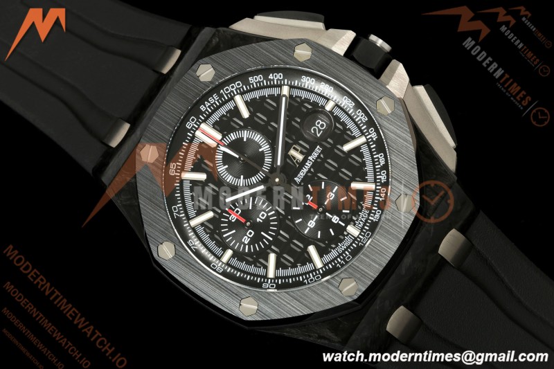 Audemars Piguet - AP ROO Chronograph 26400AU 44mm CER/CER/RU Black JF A3126