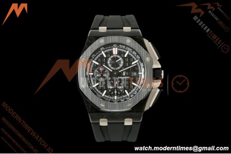 Audemars Piguet - AP ROO Chronograph 26400AU 44mm CER/CER/RU Black JF A3126