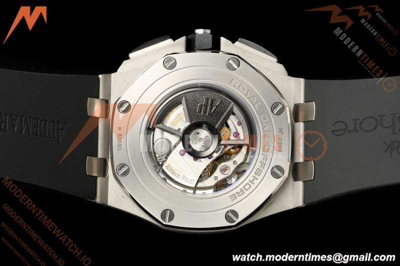 Audemars Piguet - AP ROO Chronograph 26400IO 44mm CER/SS/RU Black/Silver JF A3126