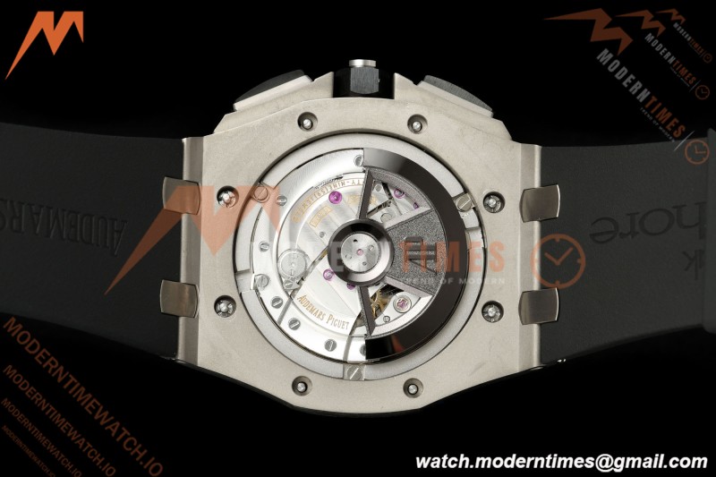 Audemars Piguet - AP ROO Chronograph 26400IO 44mm CER/SS/RU Black/Silver JF A3126
