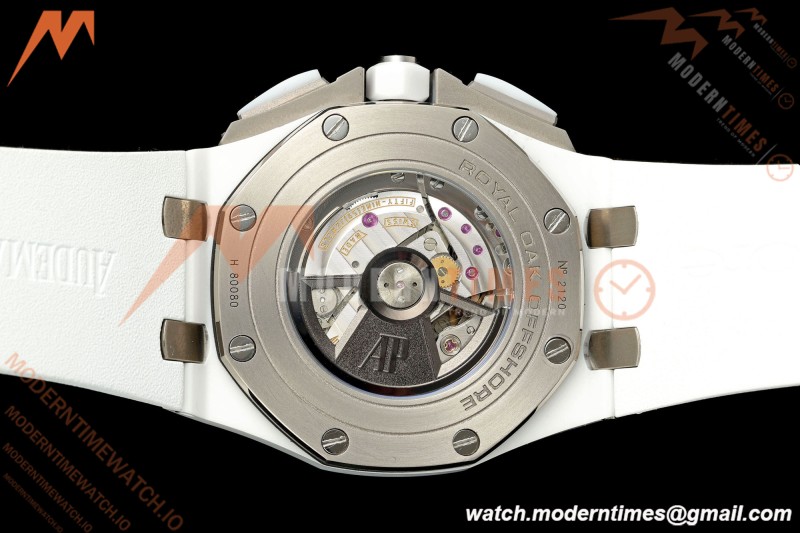 Audemars Piguet - AP ROO Chronograph 26402CB 44mm CER/CER/RU White JF A3126