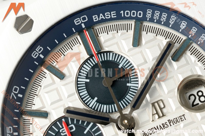 Audemars Piguet - AP ROO Chronograph 26402CB 44mm CER/CER/RU White JF A3126