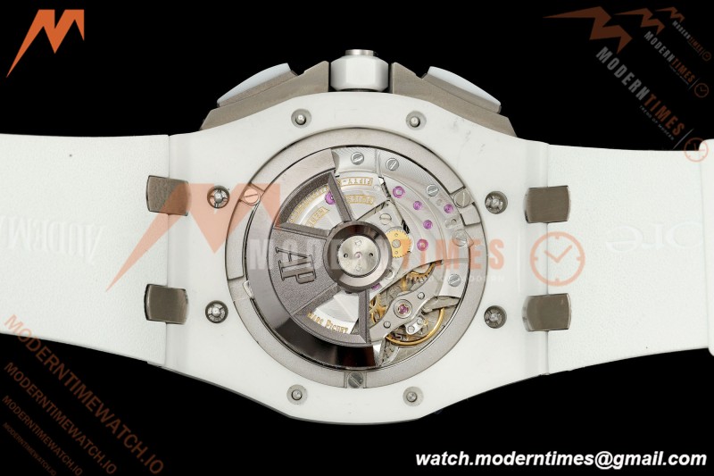 Audemars Piguet - AP ROO Chronograph 26402CB 44mm CER/CER/RU White JF A3126