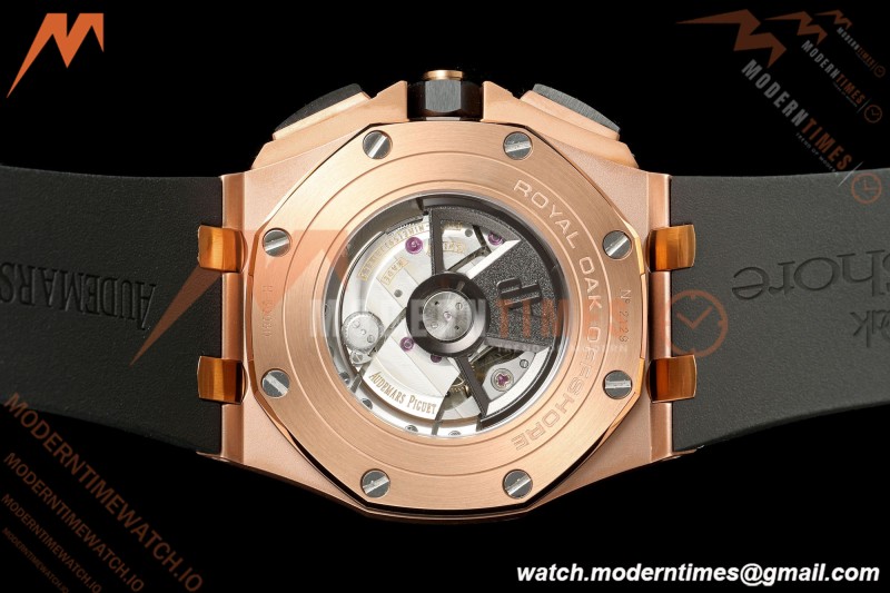 Audemars Piguet - AP ROO Chronograph 26401RO 44mm RG/CER/RU Blk/Wht JF A3126
