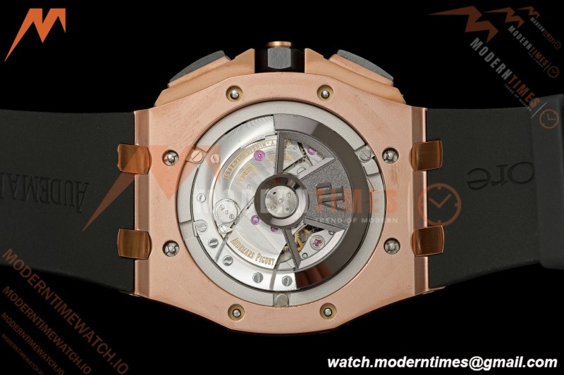 Audemars Piguet - AP ROO Chronograph 26401RO 44mm RG/CER/RU Blk/Wht JF A3126