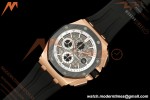 Audemars Piguet - AP ROO Chronograph 26416RO 44mm RG/CER/RU Gry/Blk JF A3126