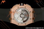 Audemars Piguet - AP ROO Chronograph 26401RO 44mm RG/CER/RU Black JF A3126