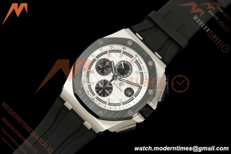 Audemars Piguet - AP ROO Chronograph 26400SO 44mm CER/SS/RU Wht/Blk JF A3126