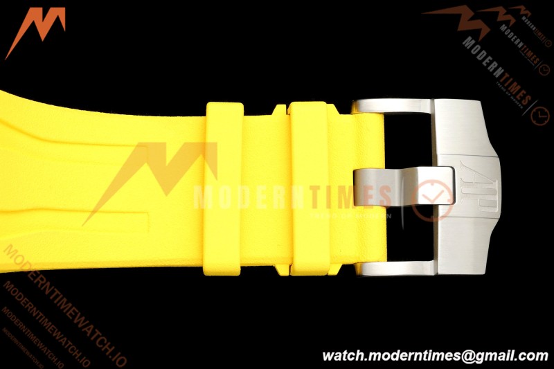 Audemars Piguet - AP ROO Chronograph 26400SO 44mm CER/SS Blue/Yellow RU Blu/Silver JF A3126