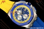 Audemars Piguet - AP ROO Chronograph 26400SO 44mm CER/SS Blue/Yellow RU Blu/Silver JF A3126