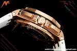 Audemars Piguet - AP ROO Chronograph 26408OR 44mm RG/RU White Dial JF A3126