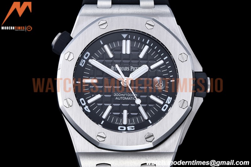 Audemars Piguet - Royal Oak Offshore Diver 15703 SS/RU Black APSF MY9015