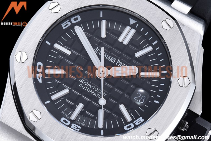 Audemars Piguet - Royal Oak Offshore Diver 15703 SS/RU Black APSF MY9015