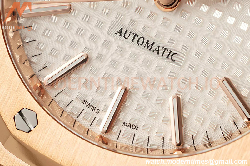 Audemars Piguet - Royal Oak 37mm 15450OR RG/RG Silver Stick IPF A3120