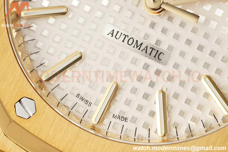 Audemars Piguet - Royal Oak 37mm 15450BA YG/YG Silver Stick IPF A3120