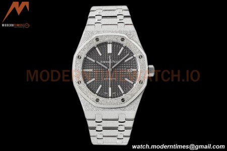 Audemars Piguet - Royal Oak 15410BC Frosted SS/SS Grey APSF A3120