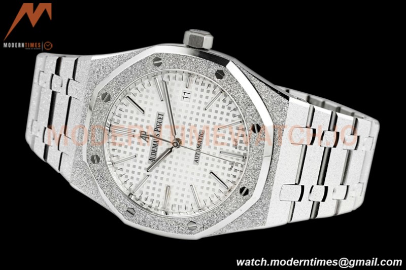 Audemars Piguet - Royal Oak 15410BC Frosted SS/SS White APSF A3120