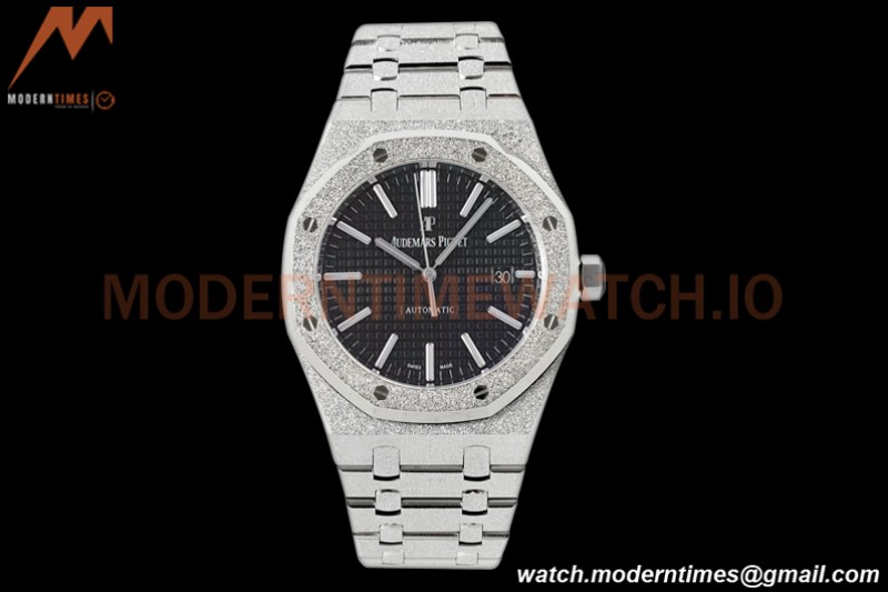 Audemars Piguet - Royal Oak 15410BC Frosted SS/SS Black APSF A3120