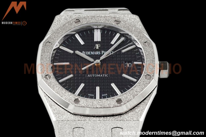 Audemars Piguet - Royal Oak 15410BC Frosted SS/SS Black APSF A3120