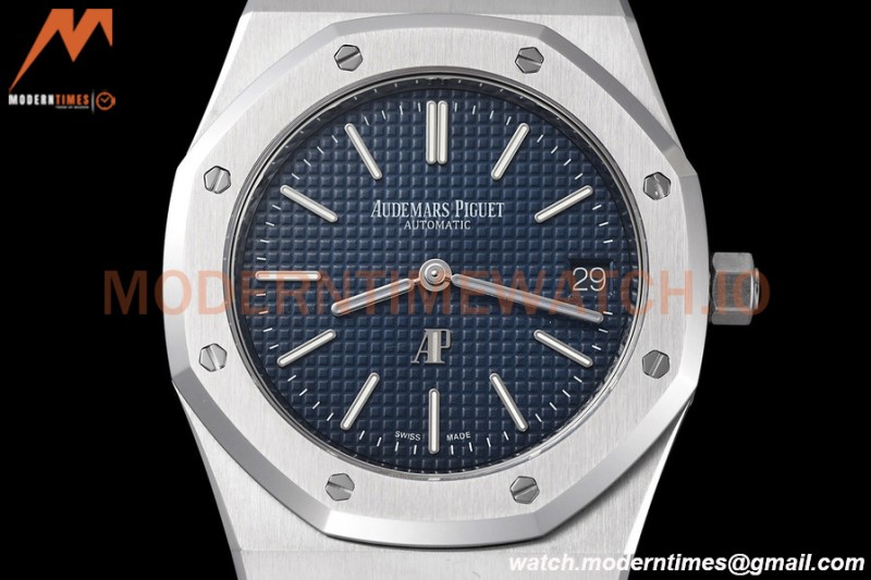 Audemars Piguet - Royal Oak 15202ST 39mm Jumbo Extra Thin SS/SS Blue ZF A2121