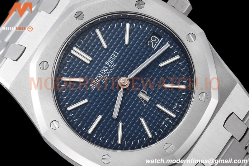 Audemars Piguet - Royal Oak 15202ST 39mm Jumbo Extra Thin SS/SS Blue ZF A2121