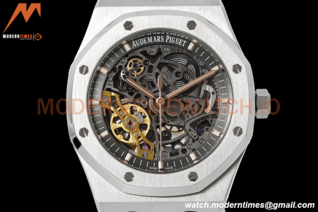 Audemars Piguet - Royal Oak 15407ST 41mm Openworked SS/SS Skeleton ZF A3132