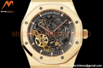 Audemars Piguet - Royal Oak 15407BA 41mm Open Worked YG/YG Skeleton ZF A3132