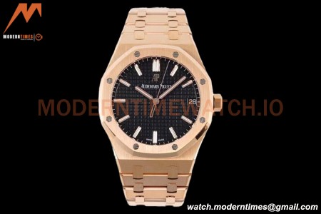 Audemars Piguet - Royal Oak 15500OR 41mm RG/RG Black V2 ZF MY9015