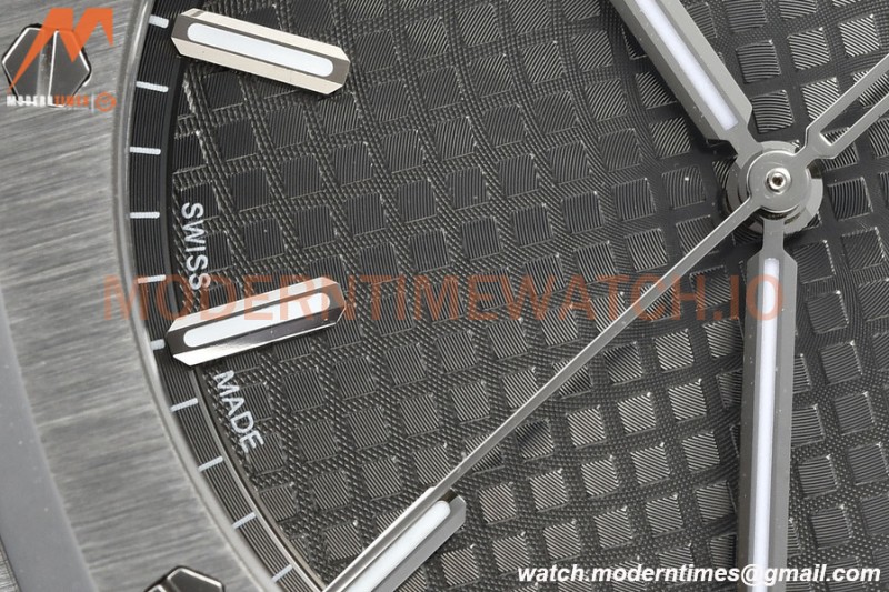 Audemars Piguet - Royal Oak 15500 41mm SS/SS Grey/Stk APSF V3 A4302 Mod