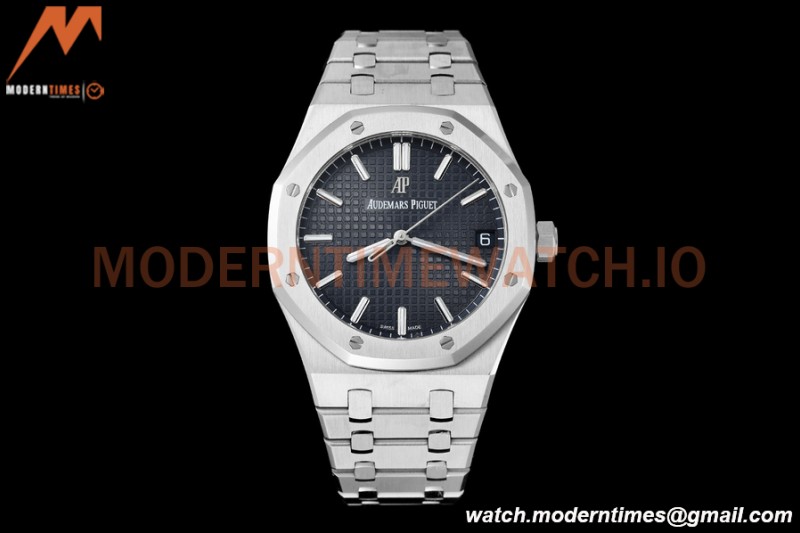 Audemars Piguet - Royal Oak 15500 41mm SS/SS Blue/Stk APSF V3 A4302 Mod