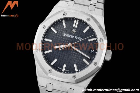 Audemars Piguet - Royal Oak 15500 41mm SS/SS Blue/Stk APSF V3 A4302 Mod