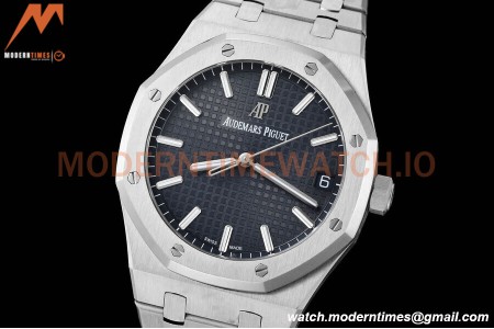Audemars Piguet - Royal Oak 15500 41mm SS/SS Blue/Stk APSF V3 A4302 Mod