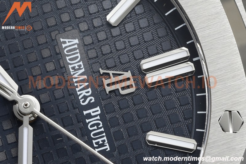 Audemars Piguet - Royal Oak 15500 41mm SS/SS Blue/Stk APSF V3 A4302 Mod