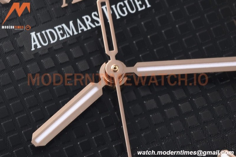 Audemars Piguet - Royal Oak 15500 41mm RG/RG Blk/Stk APSF V3 A4302 Mod
