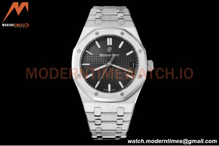 Audemars Piguet - Royal Oak 15500 41mm SS/SS Blk/Stk APSF V3 A4302 Mod