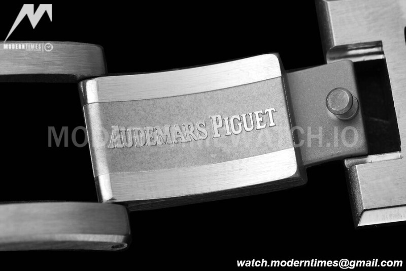 Audemars Piguet - Royal Oak 15500 41mm SS/SS Blk/Stk APSF V3 A4302 Mod