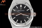 Audemars Piguet - Royal Oak 15500 41mm Frosted SS/SS Blk/Stk APSF V3 A4302 Mod