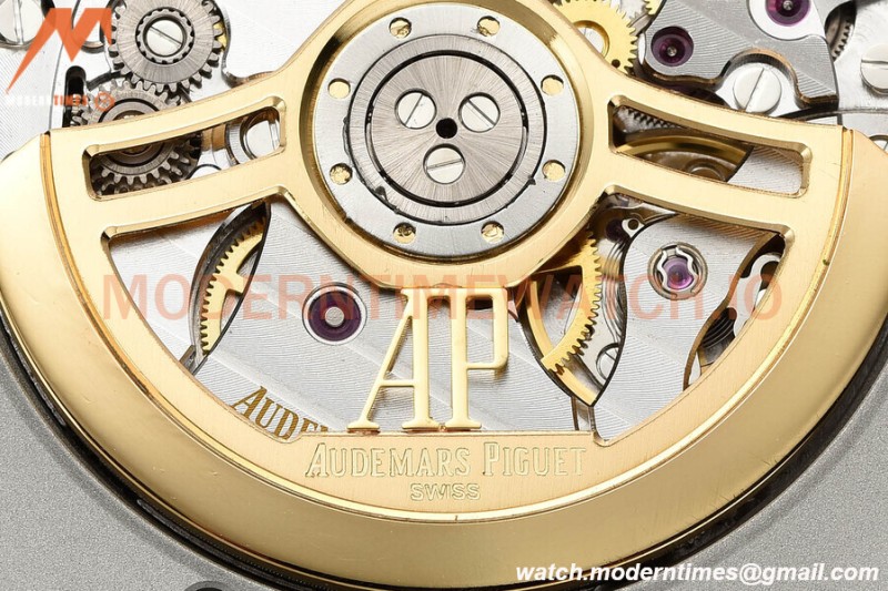 Audemars Piguet - Royal Oak 15500 41mm Frosted SS/SS Blk/Stk APSF V3 A4302 Mod