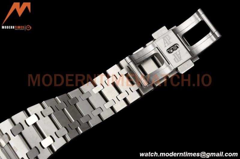 Audemars Piguet - Royal Oak 15500 41mm SS/SS Frosted Grey/Stk APSF V3 A4302 Mod
