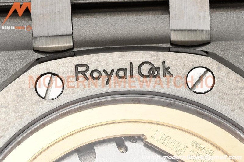 Audemars Piguet - Royal Oak 15500 41mm SS/SS Frosted Grey/Stk APSF V3 A4302 Mod