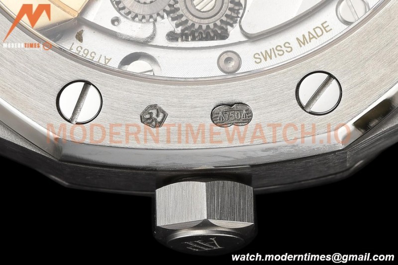 Audemars Piguet - Royal Oak 15500 41mm SS/SS Frosted Grey/Stk APSF V3 A4302 Mod