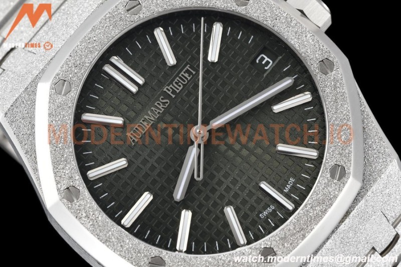 Audemars Piguet - Royal Oak 15510 41mm SS/SS Frosted Grn/Stk APSF A4302 Mod