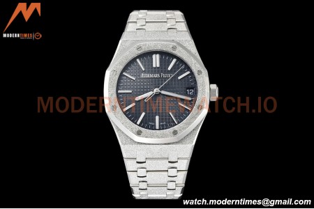Audemars Piguet - Royal Oak 15510 41mm SS/SS Frosted Blue/Stk APSF A4302 Mod