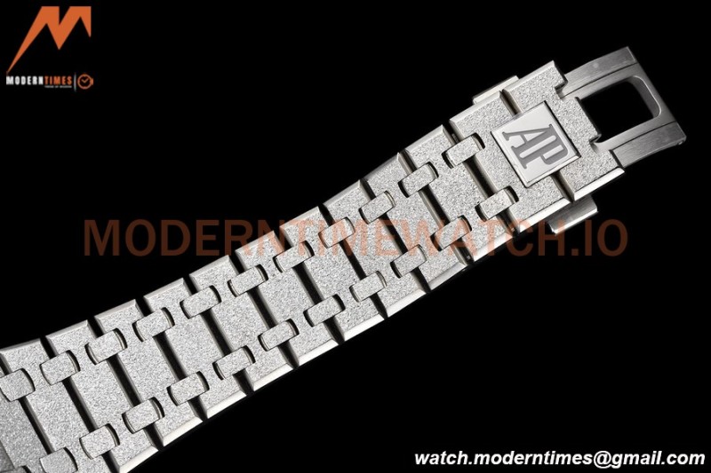 Audemars Piguet - Royal Oak 15510 41mm SS/SS Frosted Blue/Stk APSF A4302 Mod