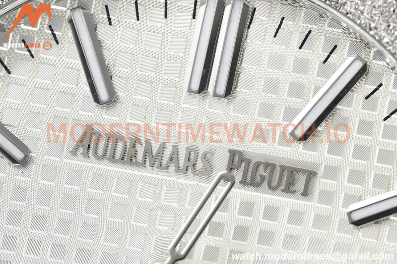 Audemars Piguet - Royal Oak 15510 41mm SS/SS Frosted Wht/Stk APSF A4302 Mod